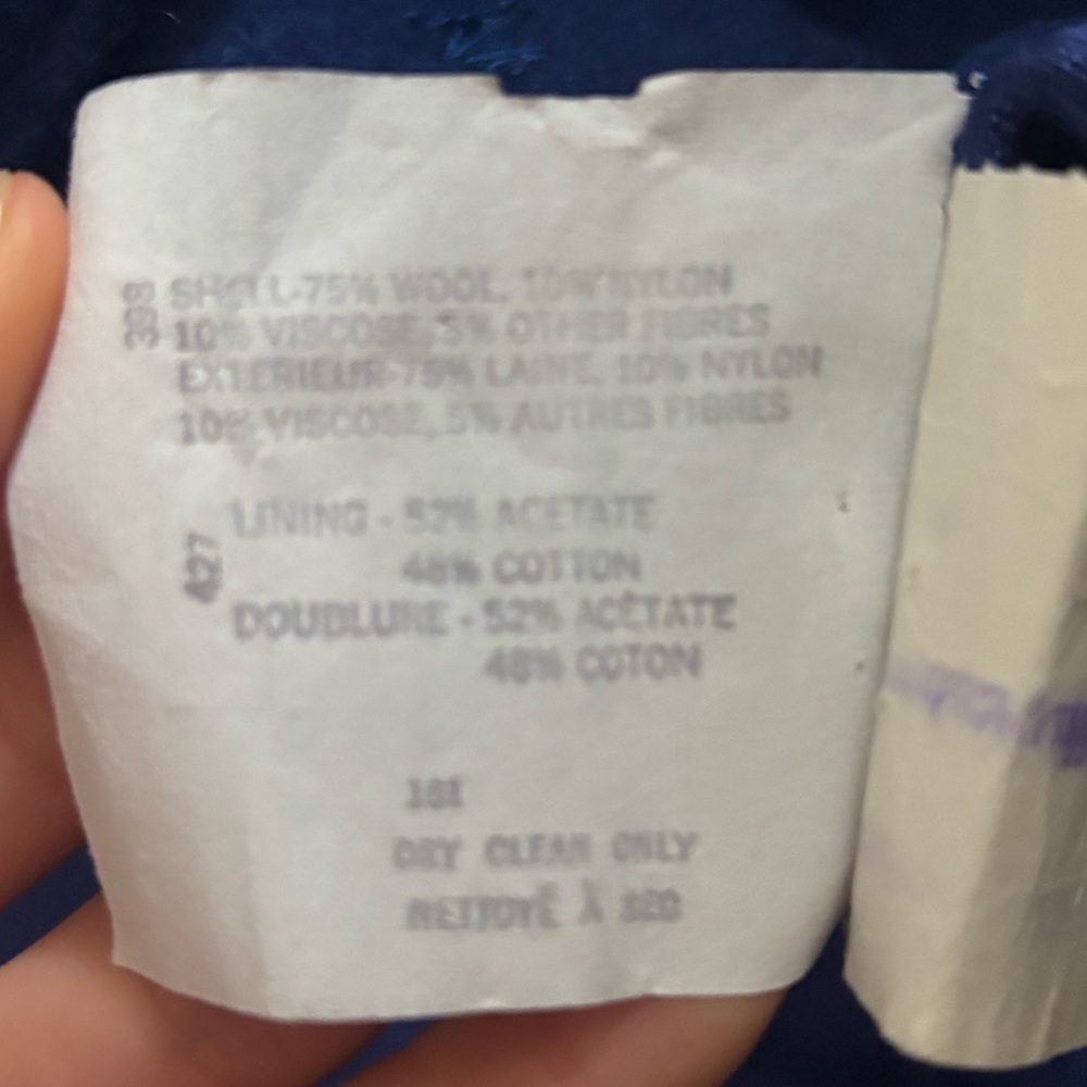 Niccolini Women's Blue Trench Coat - Picture 3 of 3